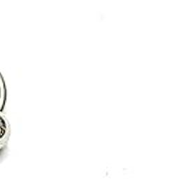 Circular Barbell with Crystal & Polished Ball Ends | Hypoallergenic Septum, Helix, Cartilage, Eyebrow Body Jewelry for Everyday, Festivals, Parties-12
