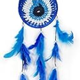 Shubhanjali Blue Evil Eye Dream Catcher for Positive Energy Protection 3 Inch Thread Feng Shui Dream Catcher for Home Décor Wall Hanging Bedroom Car-image-20