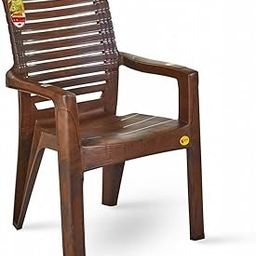 AADB PLASTIC Modern Plastic Chair go Home Bedroom (Brown)-image-68