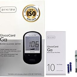 GlucoCard G+ Blood Glucose Meter – 10 Individually Packed Strips, No Coding-9
