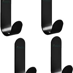 Boniry 4 Pack Wall Adhesive Hooks, Waterproof Stainless Steel Wall Hook,Best Use Kitchen and Bathroom, self Adhesive Hooks Heavy Duty for Towel and Kitchen Accessories Item (L Hook)-image-82