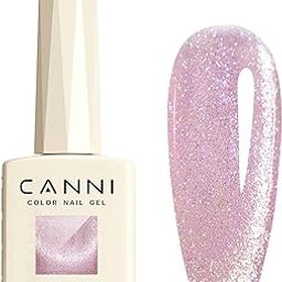 CANNI HEMA FREE Cat Eye Gel Nail Polish - Pink Planet Cat Eye Series Nail Gel Polish Soak Off LED Nail Art Starter Manicure Salon DIY at Home (CE-8011, 9ml)-image-80