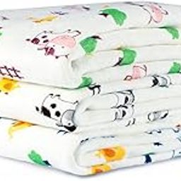 MUMMAMIA Soft Cotton Baby Waterproof & Breathable Nappy/Diaper Changing Mat - Washable and Reusable- Waterproof & Breathable (20*28 inch) Pack of 2-11