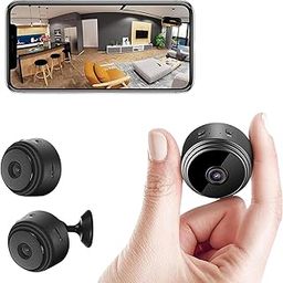 Geni V380 Pro: 1080p WiFi & Bluetooth Mini Camera with Smart Security Features Video Live View Smallest Home Security Camera with Motion Detection, Auto Night Vision, Cloud Storage Features-0