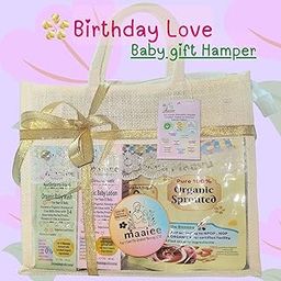 Baby Birthday Love Gift Hamper | Ayurvedic Baby Wash & Lotion with Ghee | Organic Sprouted Cereals (Ragi, Oats, Moong Dal, Sathu Maavu) | Baby RakshaBandhan Edition.-image-52