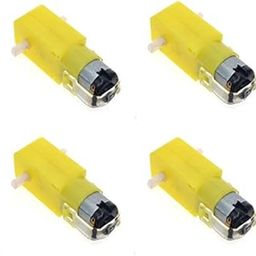 Techleads Dc Bo Motor Dual Shaft Smart Car Robot Gear for Arduino (4 Piece),Metal-image-30