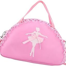 Gym Duffel Bag Sweet Ballet Dance Bag For Ballet Class Dance Recitals Sports Pink-image-12