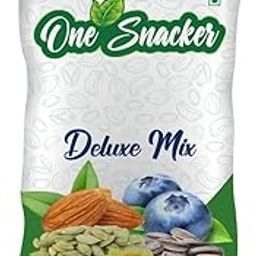 One Snacker Deluxe Mix, Snack Mix Pack of 10 - Almonds, Blueberries, Pumpkin Seeds, Sunflower Seeds, Golden Raisins-image-108