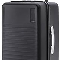 The Aisle Trunk Check-in Luggage | 70L Capacity | Durable Polycarbonate Shell & YKK Zippers | TSA-Approved Lock & Super Silent Ninja Wheels | Ideal for Long Trips | Black | Crypto-image-97