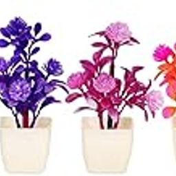 Suraksha9 Artificial Plants (Pack of 6), Realistic Looking,No Maintenance, Home Decor (Chrysanthemum Plant, Pack of 6)-image-61