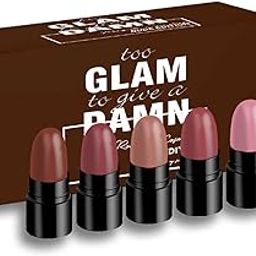 Ronzille Pocket Mini Bullet Matte Finish Lipstick Nude Edition Set of 6-1