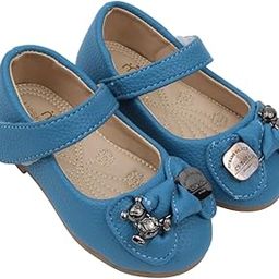 18 To 24 Months Synthetic Leather Ballerinas/Belly Sandal/Booties for Girls (Blue)-BT4863-image-88