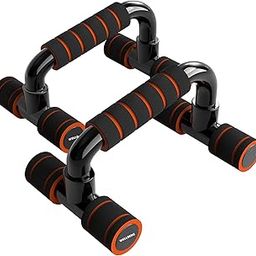 WELLBERG Push Up Bars EXERCISE Equipment Fitness - GYM, WORKOUT with Cushioned Foam Grip and Non-Slip Sturdy Structure Portable for Home Fitness Training for Men & Women-13