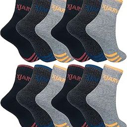 All-Season Ankle Sports Socks | High Cushioning, Arch Support, Breathable Cotton | Odor-Free, Moisture-Wicking | Men & Women | Free Size (BLACK/DARK GREY/GREY)-image-9