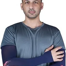 chacko UV Sun Protection Cooling Arm Sleeve - Running, Cycling, Cricket, Biking, Riding, Sports-picture-32