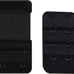 Polyester women Bra Extender Pack Of 2,Size- free, color-Black-picture-42