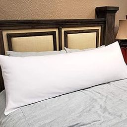JDX Premium Hotel Quality Soft Polyester Blend Fiber Pillow, Body Pillow,Sleeping Pillow, Neck Pillow,Fiber Pillow White -Set of 1 Size 20x54 Inches, B09WLHN5CK-image-58