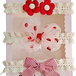 SYGA Baby Girl Hair Clips Bow Tie Flower Headband, Pink - Birthday Gift for Girls-image-74