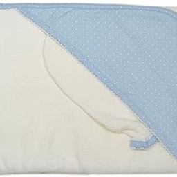 Kissy Kissy - New Kissy Dots Towel with Mitt - Blue with White-One Size-image-1