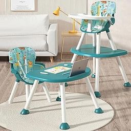 R for Rabbit Cherry Berry Safari Baby High Chair, 3 in 1 Convertible High Chair Cum Booster Seat, Baby Feeding Chair, Study Table for Toddlers from 6 Months to 7 Years (Lake Blue)-picture-21