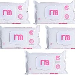Mothercare Non Fragrances Wipes ( 60pcs x 5pkt) (Pink)-image-1