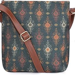 Aahna Polyester Crossbody Sling bag for Women Casual Party Bag Purse with Adjustable Shoulder Strap and Printed Design for Ladies College Girls-image-73