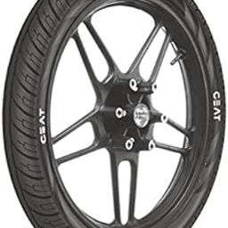 Ceat Secura Zoom F 80/100-18 47P PunctureSafe Tubeless Bike Tyre,Front-image-47