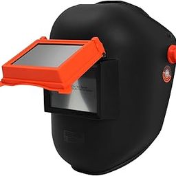 BLACK+DECKER Full Face Welding Helmet with Flip Front Window | Welding Helmet with Polycarbonate Protective IR11 Welding Lens Lens | BXWP0821IN-image-47