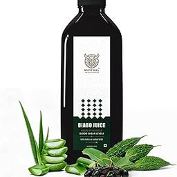 WHITE BULL Diabo Juice – Natural Herbal Blend for Diabetes Care | With Neem, Karela, Jamun, Aloe Vera, Vijaysar, Gurmar, Methi & More | Supports Blood Sugar Balance & Metabolism | 100% Natural | 1L Bottle-image-92