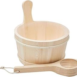 Bnf® Sauna Wooden Bucket with Ladle Sauna Accessories for Steam Sauna Hotels Home|Home & Garden|Yard, Garden & Outdoor Living|Pools & Spas|Saunas-image-55