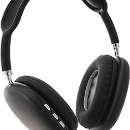 Over-Ear Wireless Headphones with Bluetooth Connectivity | Built-in Mic, Noise Isolation, Deep Bass, Glossy Design, SD Card & FM Radio Support | Ideal for Travel & Office Use (Black)-picture-4