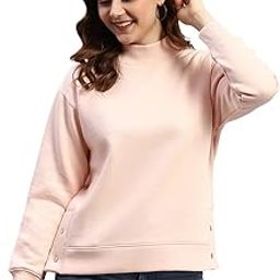 Rockit from House of Monte Carlo Womens Solid High Neck Full Sleeve Sweatshirt (2240102608)-image-82