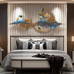 ULTRA SHINE HOME DECOR 3D Creative Mountain with Elephant Hanging Metal Wall Art Handmade Sculptures for Home Decoration, Bedroom, Living Room, Hotel & Restaurant Decor (44 x 20 Inch)-image-5