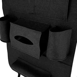 Car Back Seat Organizer With Multi Pockets Rear Storage, Pen, Bottles, Tissue Box, Books, Lunch Box Holders, Hanger Support for All Cars(Pack Of 1)-image-32