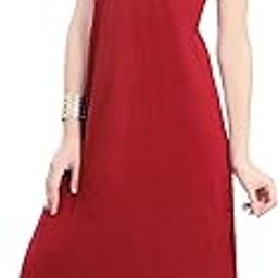 Full-Length Cotton Hosiery Nighty Slip for Women | Free Size Sleeveless Maxi Nighty for Comfortable Everyday Wear Non-Adjustable Broad Strap, Bottom Slit, Pair with Nightgowns and Nighties-image-60