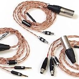 Litsa Copper Cable for Hifiman Sundara Arya and Ananda Headphones, SPC Litz Cable, 4.4mm TRRRS Balanced/ 5 ft-28