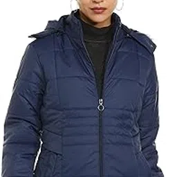 qube by fort collins Women's Polyester Standard Length Parka Coat-picture-12