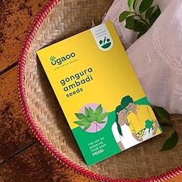 UGAOO Ambadi or Gongura Vegetable Seeds (Green, Pack of 16 g)-image-91