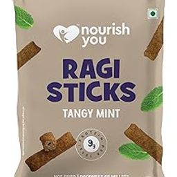 Nourish You Ragi Sticks 60g | Not Fried | Goodness of Millets Crunchy | Fibre Rich, High Protein | Gluten-Free | Healthy Snacks | Nutrients rich -60grm-image-25