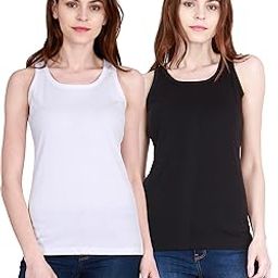 Women's Cotton Plain Round Neck Sleeveless T-Shirt-image-118