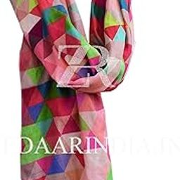 Multicolor Cotton Printed Stole (100% Cotton)-image-56