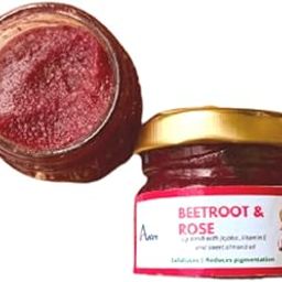 Aster lip scrub, Beetroot and rose, lightening Lip Scrub, Lip Sugar scrub, Lighten lip, exfoliate lips, 20 GMS Lip scrub, natural sugar scrub, No Parabens and sulphate,-image-20