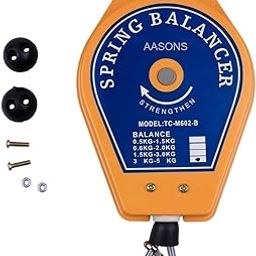 AASONS Spring Balancer, 3 to 5 kgs Bearing Retractable Tool Fixture Holder for Assembly-line | Spring Scale Screwdriver Hanging Tool Torque Wrench Hanger Steel Wire Rope Assembly-Line Retractable-19
