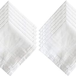 Handkerchiefs for Men & Women | Soft, Absorbent & Reusable White Handkerchief Pack of 6-image-71