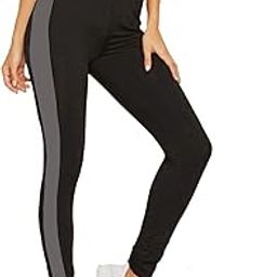 Gym wear Leggings Tights Ankle Length Workout Tights | Stretchable Sports Leggings | Sports Fitness Yoga Track Pants for Women (Grey, XX-Large)-image-33