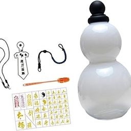 CALANDIS™ Gourd Water Bottle with Lid Reusable Travel Bottle for-image-44