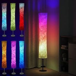 KEYOZA LED Floor Corner Lamp - Smart RGB Standing Lamp Indoor Decorative Lights Mood Floor Lamps Lighting for Living Room Bedroom Decor-21