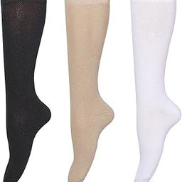 Knee Socks for Women Made With Premium Cotton, Breathable Long Knee High Stockings for Women, Ultimate Comfort and Style, Ideal for Daily Use- Pack of 3 (Free Size)-image-33