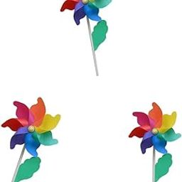 CALANDIS™ Lawn Pinwheels, Party Windmill Rainbow Pinwheels for Kids Toy 24cm | Windmills & Wind Spinners | Garden D?©cor | Yard, Garden & Outdoor Living-image-64