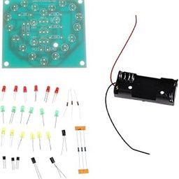 MYADDICTION Flash Light DIY Kit 18 LEDs Heart-Shaped Red Flashing Electronic Parts-picture-21